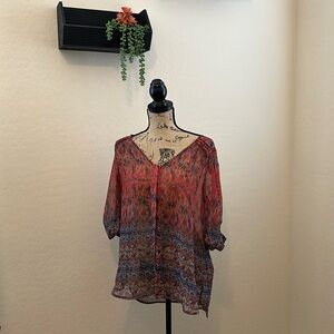 Skies Are Blue - Colorful Large Top